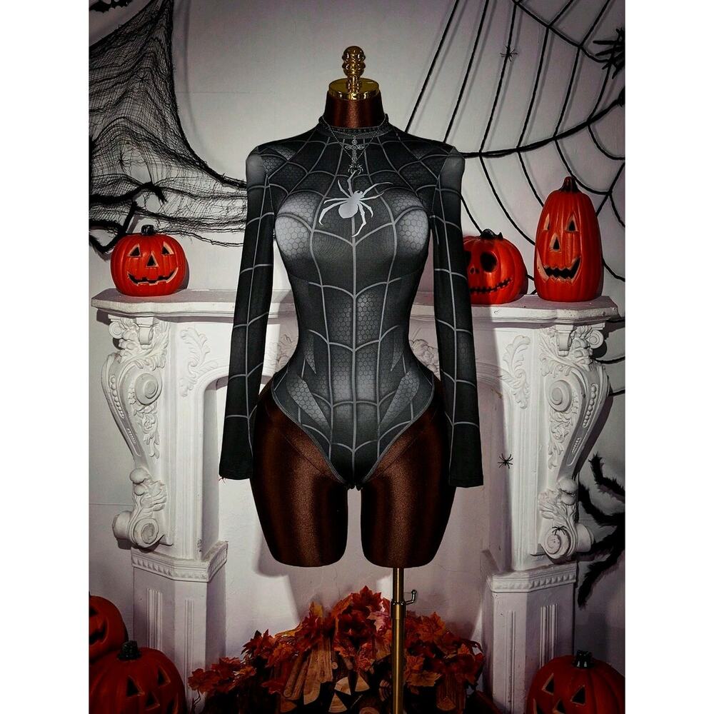 Spiderman, Spider Girl, Spider Woman, Sexy Bodysuit Cosplay Outfit XXS